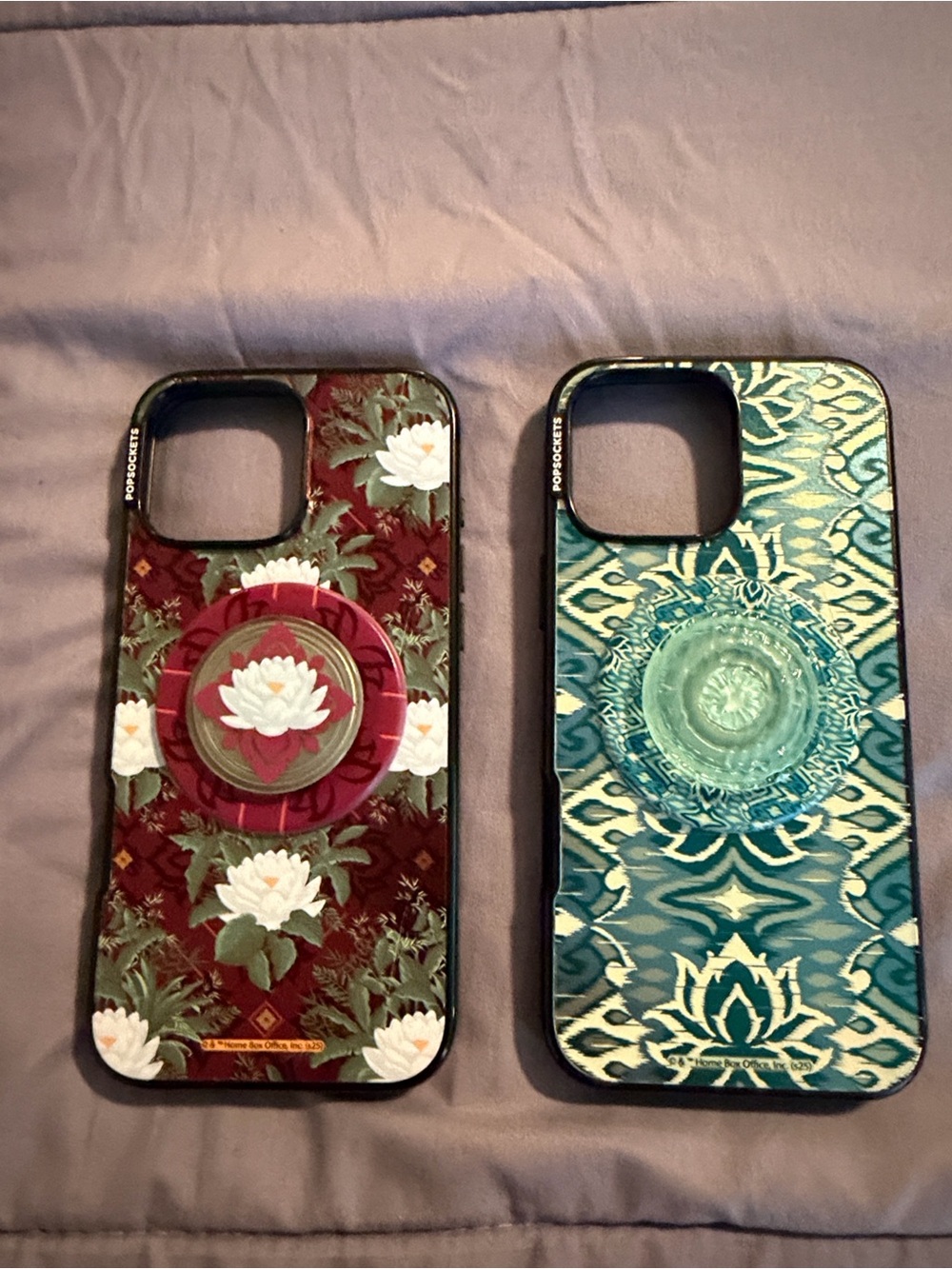 Official White Lotus Pop Socket cases for IPhone 16 Pro Max